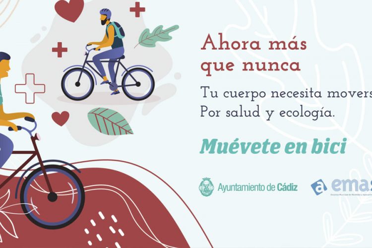 Cádiz. El Ayuntamiento inicia una campaña para fomentar los desplazamientos en bici y caminando