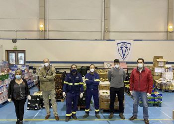 Secovisa y Herpasur se suman a la campaña de donación de alimentos con 3.000 kilos de frutas y verduras