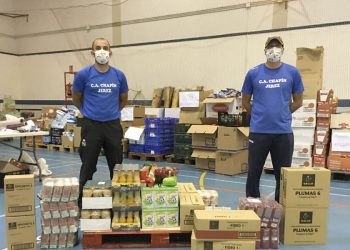 El Club Atletismo Beiman Chapín Jerez se suma a la campaña de donación de alimentos