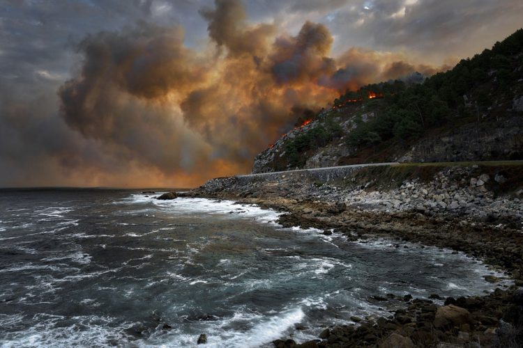 La pandemia no para ni a los incendios, ni a los pirómanos en Galicia. Galicia arde en Mayo.