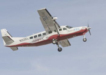 Este Cessna 208B es el avión totalmente eléctrico más grande del mundo