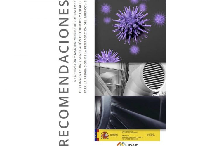 El Gobierno publica recomendaciones sobre el uso de sistemas de climatización y ventilación para prevenir la expansión del COVID-19