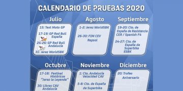 El Circuito de Jerez Ángel Nieto publica el calendario de pruebas previsto para este 2020