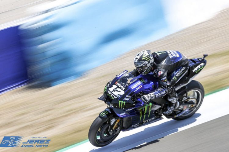 El piloto de Yamaha, Maverick Viñales comienza mandando el Gran Premio de Andalucia en la categoría de MotoGP