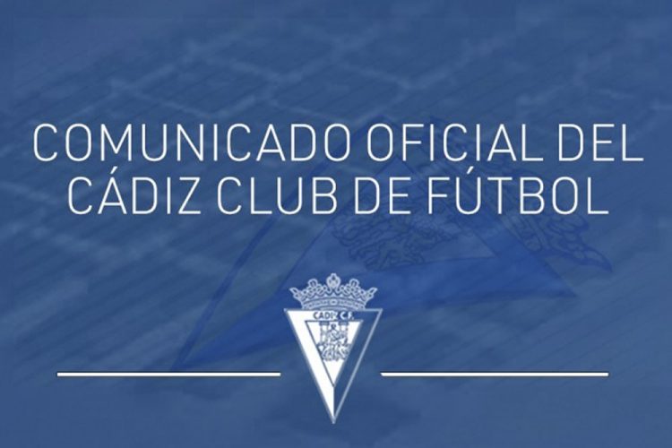 Detectados tres casos de COVID en la plantilla del Cádiz Club de Fútbol