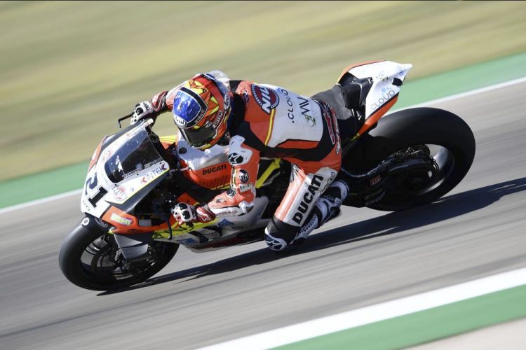 Rinaldi marca el ritmo en la primera jornada del round de Teruel del Campeonato del Mundo de Superbikes