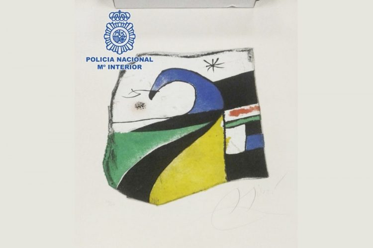 Localizada una obra desaparecida de Joan Miró cuando iba a ser subastada en Londres