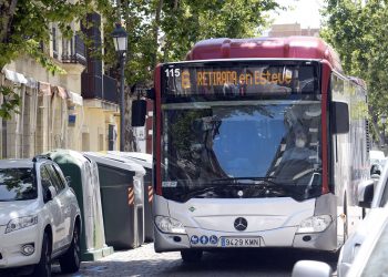 El servicio de transporte urbano se situará al 73% desde el día 21