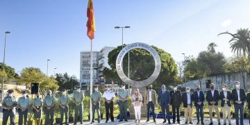 La guardia civil ya tiene su glorieta en Jerez