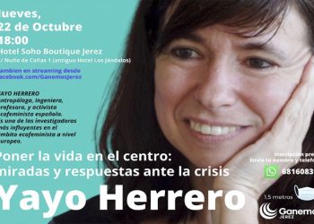 La profesora y antropóloga Yayo Herrero impartirá una ponencia para afrontar la crisis poniendo en el centro la vida de las personas