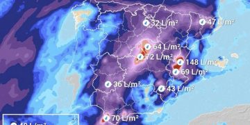 Fuertes lluvias en la provincia de Cádiz a partir de este miércoles