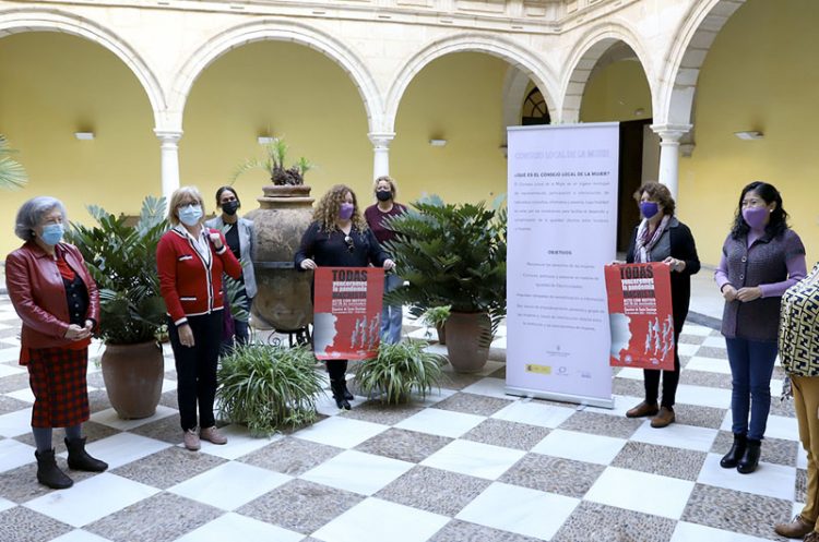 El Consejo Local de las Mujeres conmemorará el 25 de noviembre con un acto simbólico en los Claustros