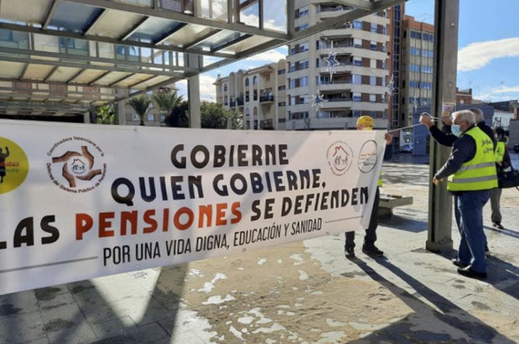 El movimiento pensionista vuelve a la calle para denunciar las recomendaciones del Pacto de Toledo
