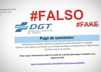 Un fraude que suplanta a la DGT notifica multas no pagadas falsas para conseguir datos de los usuarios