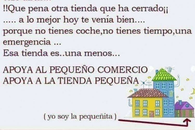 Alegato al pequeño comercio