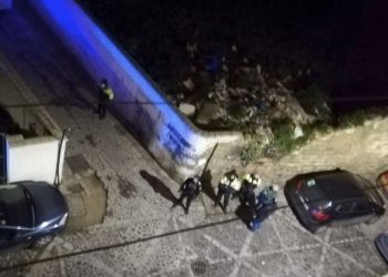 Actuación policial en Calle Nueva