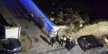 Actuación policial en Calle Nueva