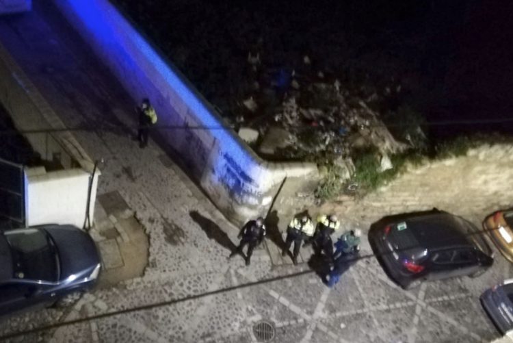 Actuación policial en Calle Nueva