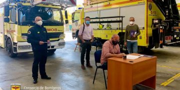 Firmado contrato de reforma del parque de bomberos de Jerez