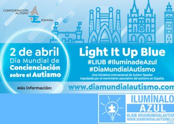Jerez se suma al Día del Autismo iluminando de azul la fuente del Mamelón