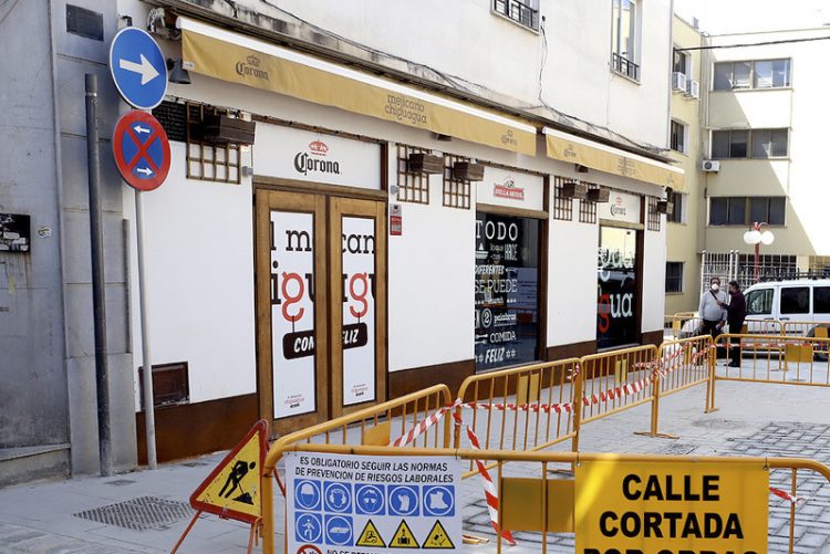 Se reabre el tráfico en las calles Chapinería y Sedería