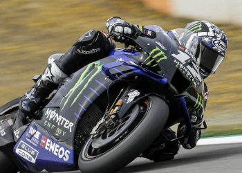 Maverick Viñales (Yamaha), se despide de Jerez, marcando el mejor tiempo en la jornada de test oficial