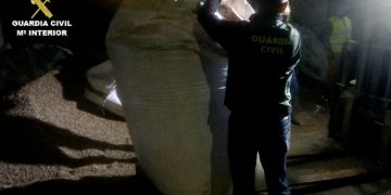 La Guardia Civil desarticula en Jerez una organización criminal dedicada a envíos a gran escala de marihuana a Europa