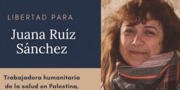 80 organizaciones consideran los cargos contra Juana Ruiz un ataque brutal de Israel a la solidaridad