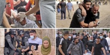 Más de 300 palestinos heridos por la brutal represión israelí en la explanada de Al Aqsa de la Jerusalén ocupada