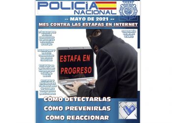 La Policía Nacional promueve en Jerez una campaña de prevención de estafas a través de Internet