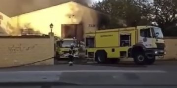 Ramos Catalina, pasto de las llamas