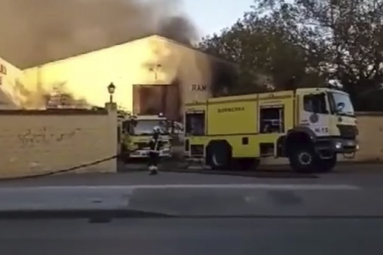 Ramos Catalina, pasto de las llamas