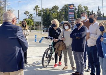 El nuevo acerado del carril bici entre Jerez y Guadalcacín, más cerca de ser una realidad