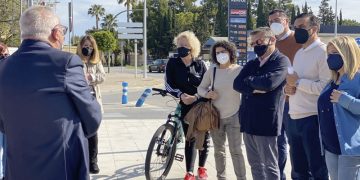 El nuevo acerado del carril bici entre Jerez y Guadalcacín, más cerca de ser una realidad