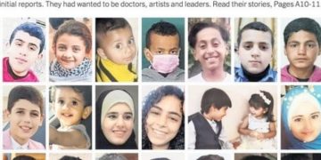 El New York Times se moja y publica una portada que no gustará a la fuerte alianza entre EEUU e Israel