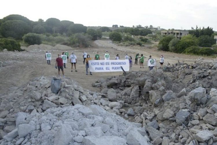 El Puerto: Sancionan a la empresa MARSUR TS-21 S.L. por el vertido de escombros en el Rancho Linares