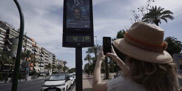 Aviso naranja por altas temperaturas en puntos de toda Andalucía este lunes