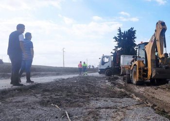 Continúan las labores de limpieza para recuperar la normalidad de las barriadas rurales afectadas por las fuertes lluvias