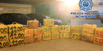 Intervenidos en El Puerto más de 800 kilos de hachís tras frustrar un alijo  en el rio Guadalete