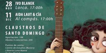 Los Claustros acogerán ‘Músicas con Historia’, con referencias al cine, música lorquiana y Navidad flamenca