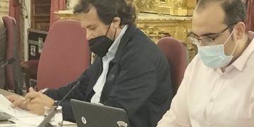 IU alerta sobre la peligrosidad de la CA-3109 en su paso por la barriada de El Portal y pide a la Diputación medidas de seguridad