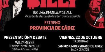 Jerez acogerá el estreno provincial de la película documental Billy, en el marco de la programación local del centenario del PCE