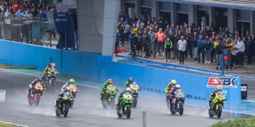 La lluvia, protagonista de la primera jornada del ESBK