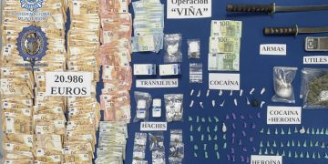 Trece personas detenidas tras desmantelar cuatro puntos de venta de drogas en el polígono de San Benito