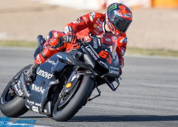 Francesco Bagnaia (Ducati) se despide de Jerez esta temporada logrando el mejor crono del test oficial MotoGP