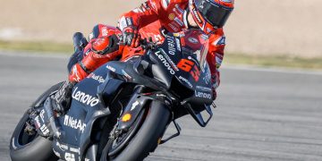Francesco Bagnaia (Ducati) se despide de Jerez esta temporada logrando el mejor crono del test oficial MotoGP