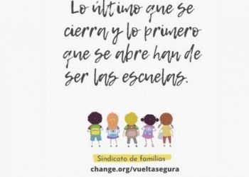 Las familias contra Ayuso: “Lo último que se cierra y lo primero que se abre han de ser las escuelas”