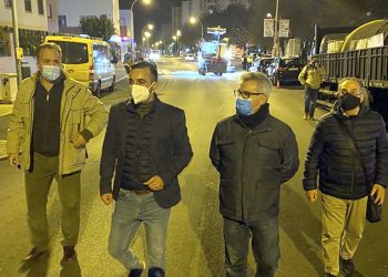 Iniciado el reasfaltado del Paseo de las Delicias en horario nocturno