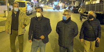 Iniciado el reasfaltado del Paseo de las Delicias en horario nocturno