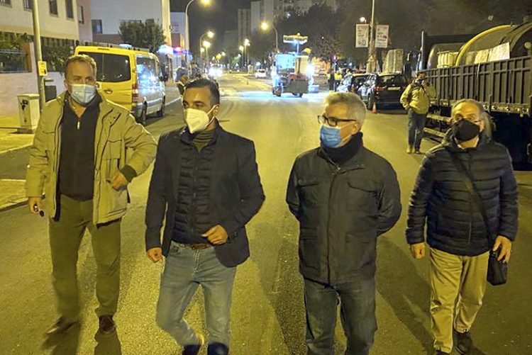 Iniciado el reasfaltado del Paseo de las Delicias en horario nocturno